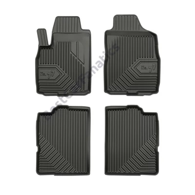 Fiat Panda II Frogum No77 fekete 3D hótálcás TPE gumiszőnyeg szett 77407190