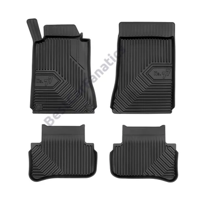 Mercedes Benz W203 Frogum No77 fekete 3D hótálcás TPE gumiszőnyeg szett 77407206