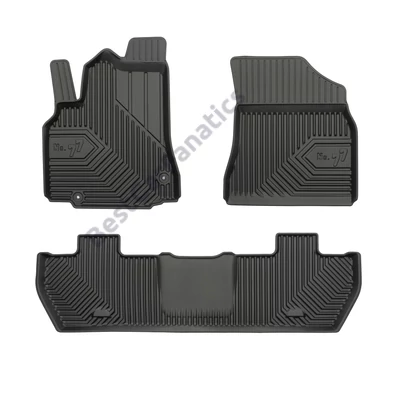 Peugeot Partner II Frogum No77 fekete 3D hótálcás TPE gumiszőnyeg szett 77407251
