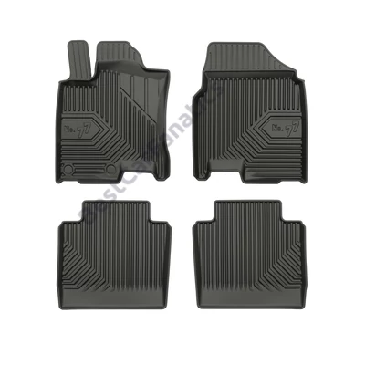 Nissan Qashqai I+2 Frogum No77 fekete 3D hótálcás TPE gumiszőnyeg szett 77407268