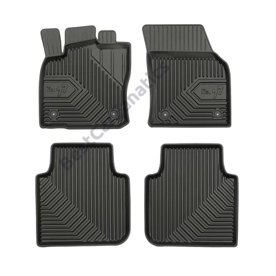 Skoda Kodiaq Frogum No77 fekete 3D hótálcás TPE gumiszőnyeg szett 77407275