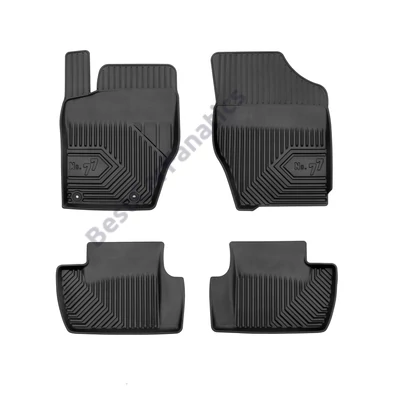 Citroen C4 I Frogum No77 fekete 3D hótálcás TPE gumiszőnyeg szett 77407299