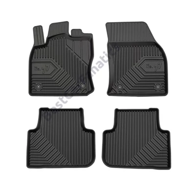 VW Volkswagen Tiguan II Frogum No77 fekete 3D hótálcás TPE gumiszőnyeg szett 77407343