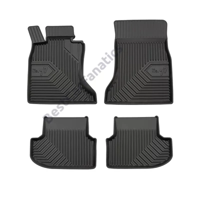 BMW F10 Sedan LCI X-Drive Frogum No77 fekete 3D hótálcás TPE gumiszőnyeg szett 77407374
