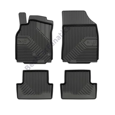 Renault Megane III Frogum No77 fekete 3D hótálcás TPE gumiszőnyeg szett 77407381
