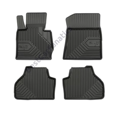 BMW X3 F25 Frogum No77 fekete 3D hótálcás TPE gumiszőnyeg szett 77407404