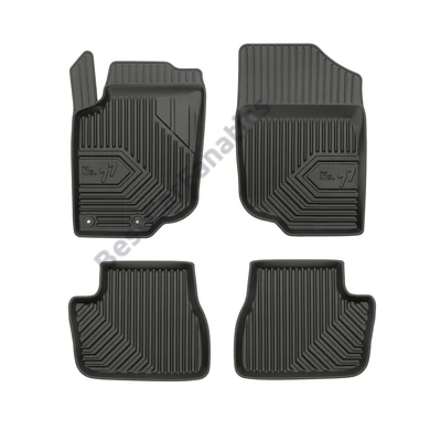 Peugeot 207 Frogum No77 fekete 3D hótálcás TPE gumiszőnyeg szett 77407435