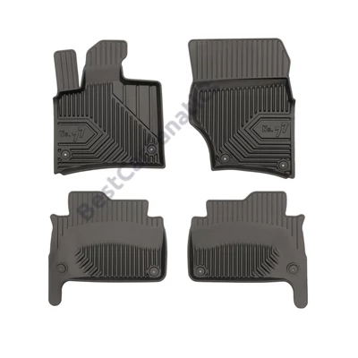 Audi Q7 I Frogum No77 fekete 3D hótálcás TPE gumiszőnyeg szett 77407442
