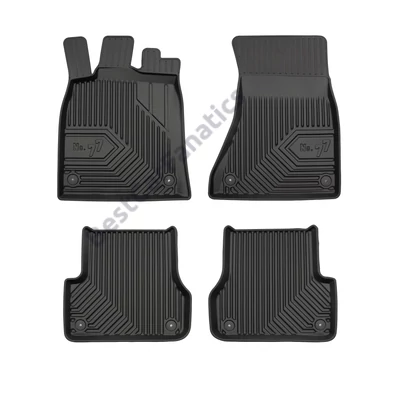 Audi A6 C7 Frogum No77 fekete 3D hótálcás TPE gumiszőnyeg szett 77407459