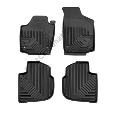 SEAT Toledo IV Frogum No77 fekete 3D hótálcás TPE gumiszőnyeg szett 77407480