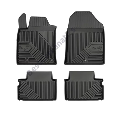 Kia Ceed III Frogum No77 fekete 3D hótálcás TPE gumiszőnyeg szett 77407527