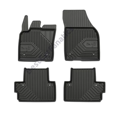 Volvo C30 - S40 II Frogum No77 fekete 3D hótálcás TPE gumiszőnyeg szett 77407541