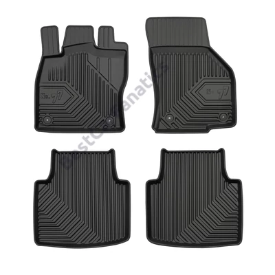 VW Volkswagen Arteon Frogum No77 fekete 3D hótálcás TPE gumiszőnyeg szett 77407572