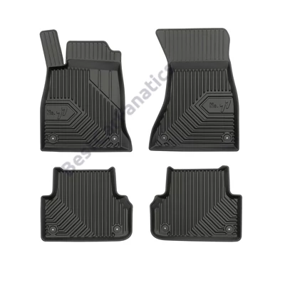 Audi A4 B9 Frogum No77 fekete 3D hótálcás TPE gumiszőnyeg szett 77407596
