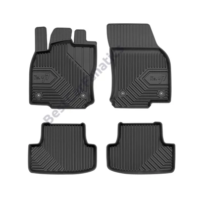 Audi Q2 Frogum No77 fekete 3D hótálcás TPE gumiszőnyeg szett 77407602