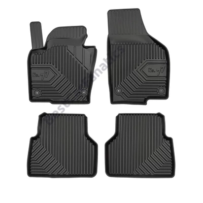VW Volkswagen Tiguan I Frogum No77 fekete 3D hótálcás TPE gumiszőnyeg szett 77407619