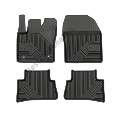 Toyota C-HR I - II Frogum No77 fekete 3D hótálcás TPE gumiszőnyeg szett 77407732