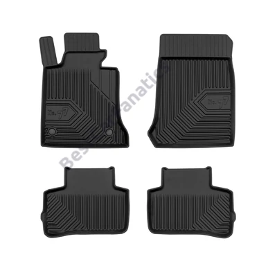 Mercedes Benz GLK X204 Frogum No77 fekete 3D hótálcás TPE gumiszőnyeg szett 77407787