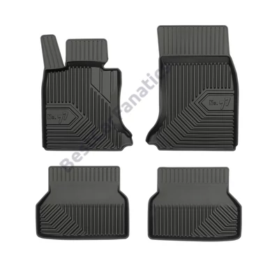BMW E60 E61 Frogum No77 fekete 3D hótálcás TPE gumiszőnyeg szett 77407800