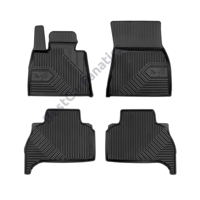 BMW X5 G05 Frogum No77 fekete 3D hótálcás TPE gumiszőnyeg szett 77407923