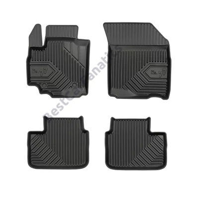 Fiat Sedici Frogum No77 fekete 3D hótálcás TPE gumiszőnyeg szett 77407961