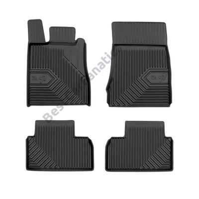 Mercedes Benz W220 Frogum No77 fekete 3D hótálcás TPE gumiszőnyeg szett 77407985