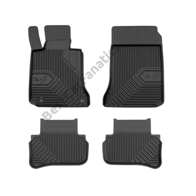 Mercedes Benz W204 Frogum No77 fekete 3D hótálcás TPE gumiszőnyeg szett 77408005