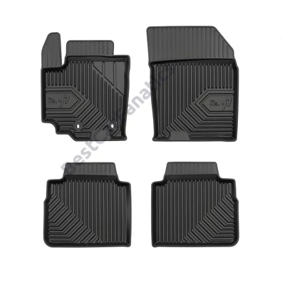 Suzuki SX4 II S-Cross Frogum No77 fekete 3D hótálcás TPE gumiszőnyeg szett 77408036