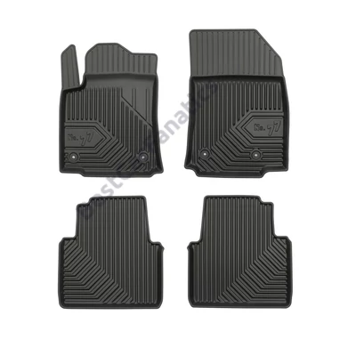 Citroen C3 Aircross Frogum No77 fekete 3D hótálcás TPE gumiszőnyeg szett 77408043