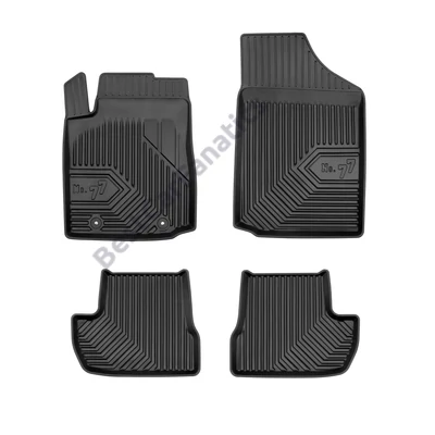 Citroen C2 Frogum No77 fekete 3D hótálcás TPE gumiszőnyeg szett 77408050