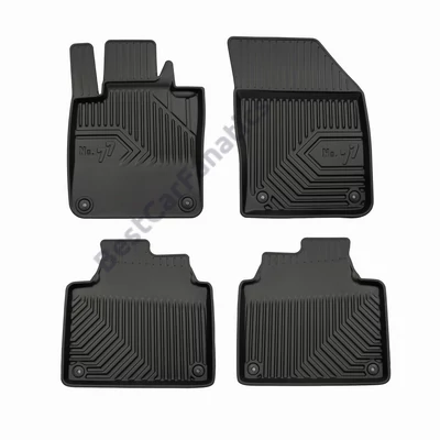 Volvo S90 V90 Frogum No77 fekete 3D hótálcás TPE gumiszőnyeg szett 77408081