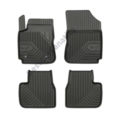 Citroen C4 Cactus Frogum No77 fekete 3D hótálcás TPE gumiszőnyeg szett 77408173