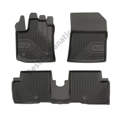 Dacia Lodgy Frogum No77 fekete 3D hótálcás TPE gumiszőnyeg szett 77408197