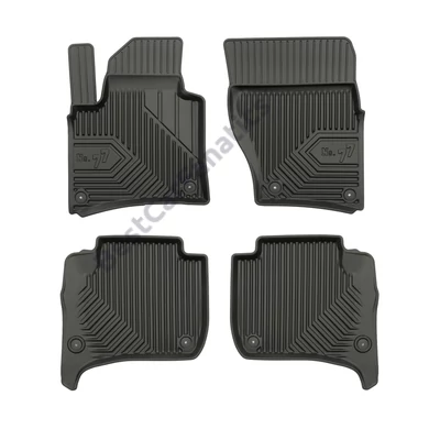 Porsche Cayenne II Frogum No77 fekete 3D hótálcás TPE gumiszőnyeg szett 77408265
