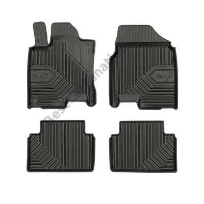 Nissan Qashqai I Tekna Frogum No77 fekete 3D hótálcás TPE gumiszőnyeg szett 77408289