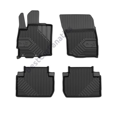 Mitsubishi Outlander III Frogum No77 fekete 3D hótálcás TPE gumiszőnyeg szett 77408319