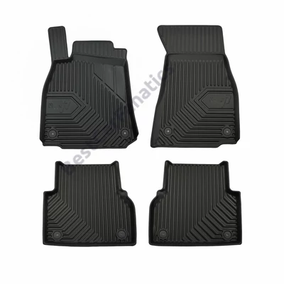 Audi A6 C8 Frogum No77 fekete 3D hótálcás TPE gumiszőnyeg szett 77408357