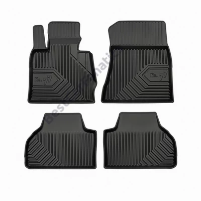 BMW X4 F26 Frogum No77 fekete 3D hótálcás TPE gumiszőnyeg szett 77408425