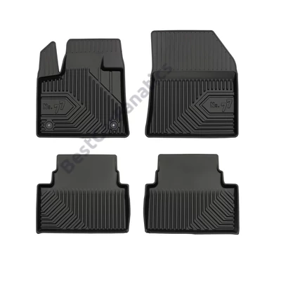 Citroen C5 Aircross Frogum No77 fekete 3D hótálcás TPE gumiszőnyeg szett 77408432