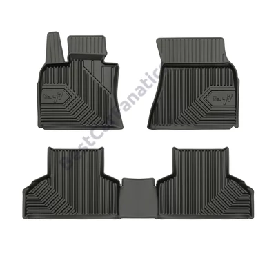 BMW X5 F15 Frogum No77 fekete 3D hótálcás TPE gumiszőnyeg szett 77408463