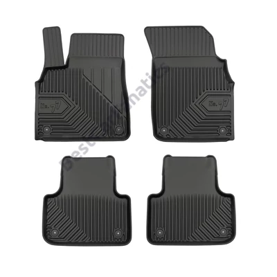 Audi Q7 II Frogum No77 fekete 3D hótálcás TPE gumiszőnyeg szett 77408470