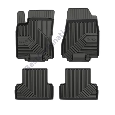 Nissan X-Trail II Frogum No77 fekete 3D hótálcás TPE gumiszőnyeg szett 77408531