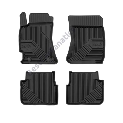 Subaru Forester III Frogum No77 fekete 3D hótálcás TPE gumiszőnyeg szett 77408562