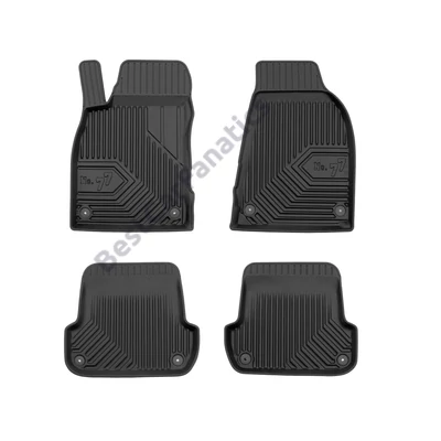 Audi A4 B6 Frogum No77 fekete 3D hótálcás TPE gumiszőnyeg szett 77408654