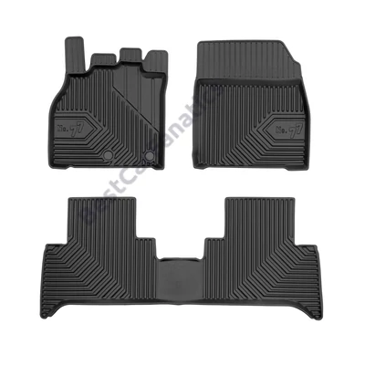 Renault Scenic III Frogum No77 fekete 3D hótálcás TPE gumiszőnyeg szett 77408845