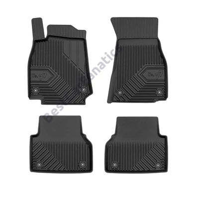 Audi A7 II Sportback Frogum No77 fekete 3D hótálcás TPE gumiszőnyeg szett 77408869