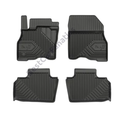 Nissan Leaf II Frogum No77 fekete 3D hótálcás TPE gumiszőnyeg szett 77408876
