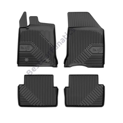 Renault Laguna II Frogum No77 fekete 3D hótálcás TPE gumiszőnyeg szett 77408883