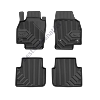 Skoda Scala Frogum No77 fekete 3D hótálcás TPE gumiszőnyeg szett 77408906