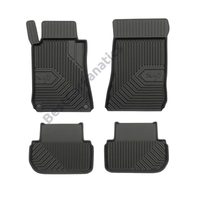 Mercedes Benz CLK C209 Frogum No77 fekete 3D hótálcás TPE gumiszőnyeg szett 77408913